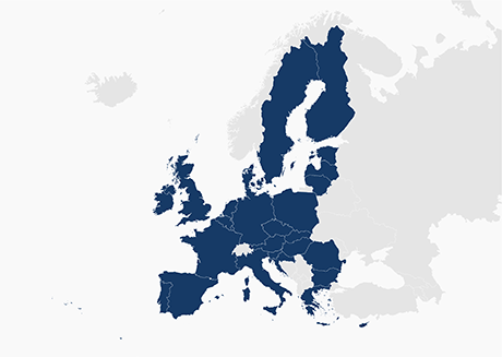 europa konto map | Maľba
